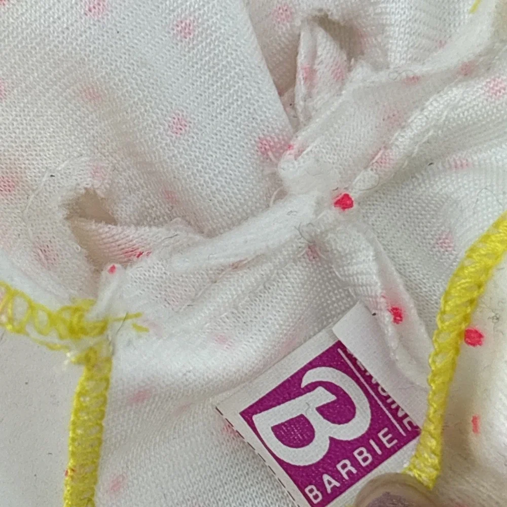 1994 Barbie Bath Time Fun Kelly White Ducky Robe‎ Hooded Towel 14552 Vintage